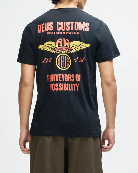 DEUS - Cutaway Tee - BLACK