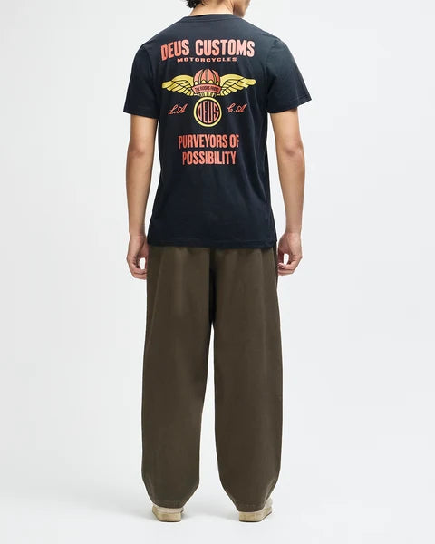 DEUS - Cutaway Tee - BLACK