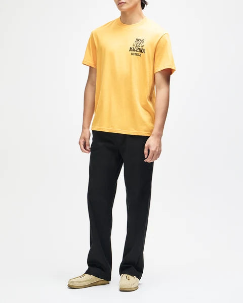 DEUS - Sao Paulo Ceramic Tee - RADIANT YELLOW
