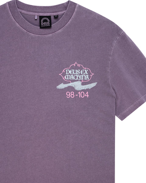 DEUS - Easy Peacey Tee - GRAPE PURPLE