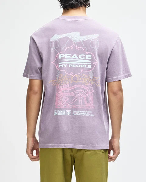 DEUS - Easy Peacey Tee - GRAPE PURPLE