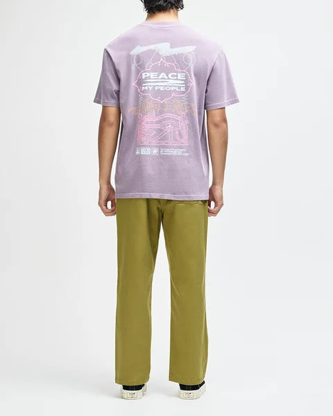 DEUS - Easy Peacey Tee - GRAPE PURPLE