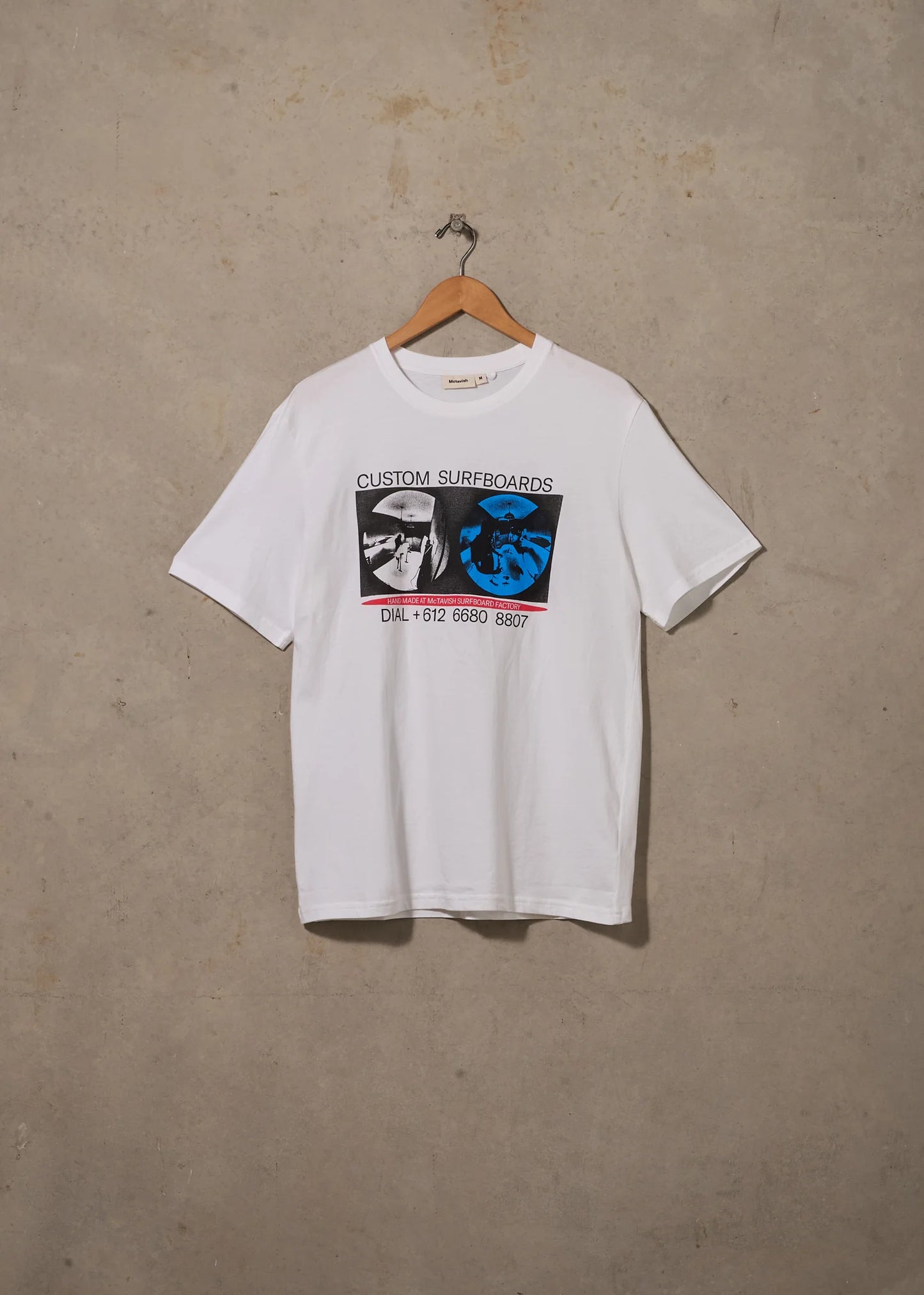 McTAVISH - Lens Tee - White Sensational