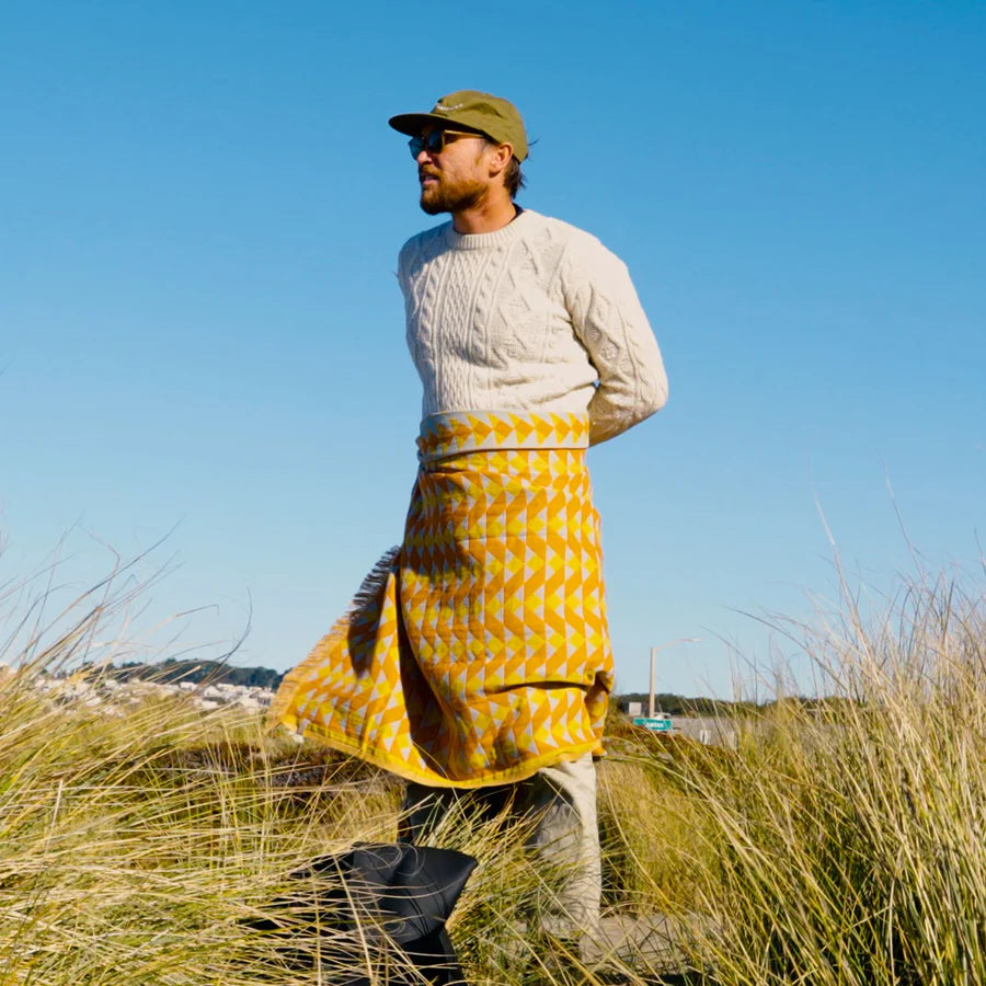 SLOWTIDE - Daydream Driftweave Turkish Towel - Curry