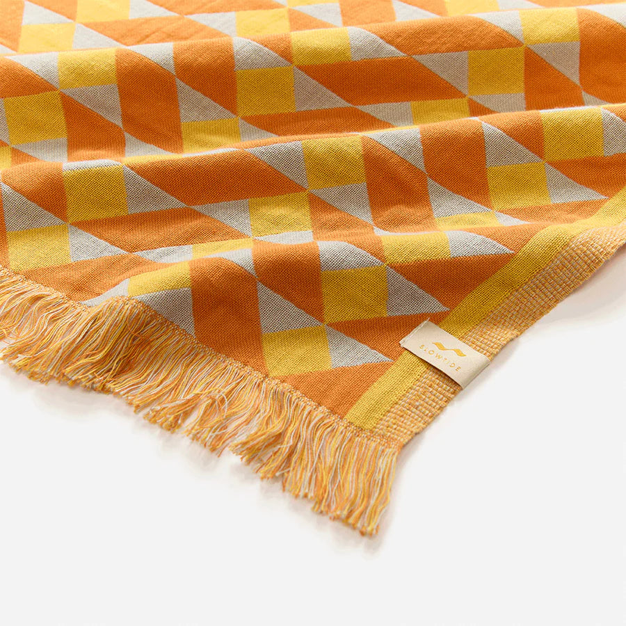 SLOWTIDE - Daydream Driftweave Turkish Towel - Curry