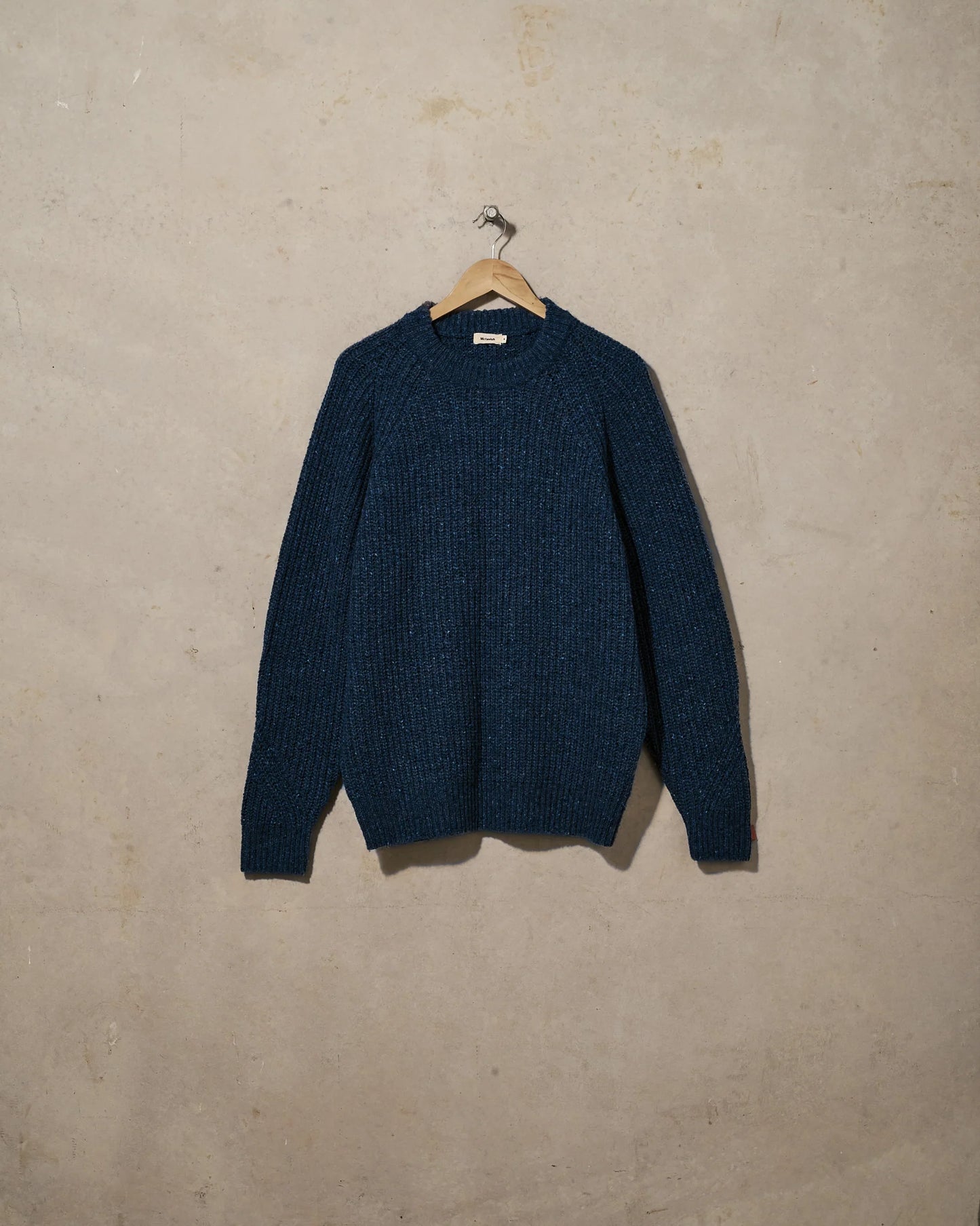 McTAVISH - Fisherman Knit Dark Blue