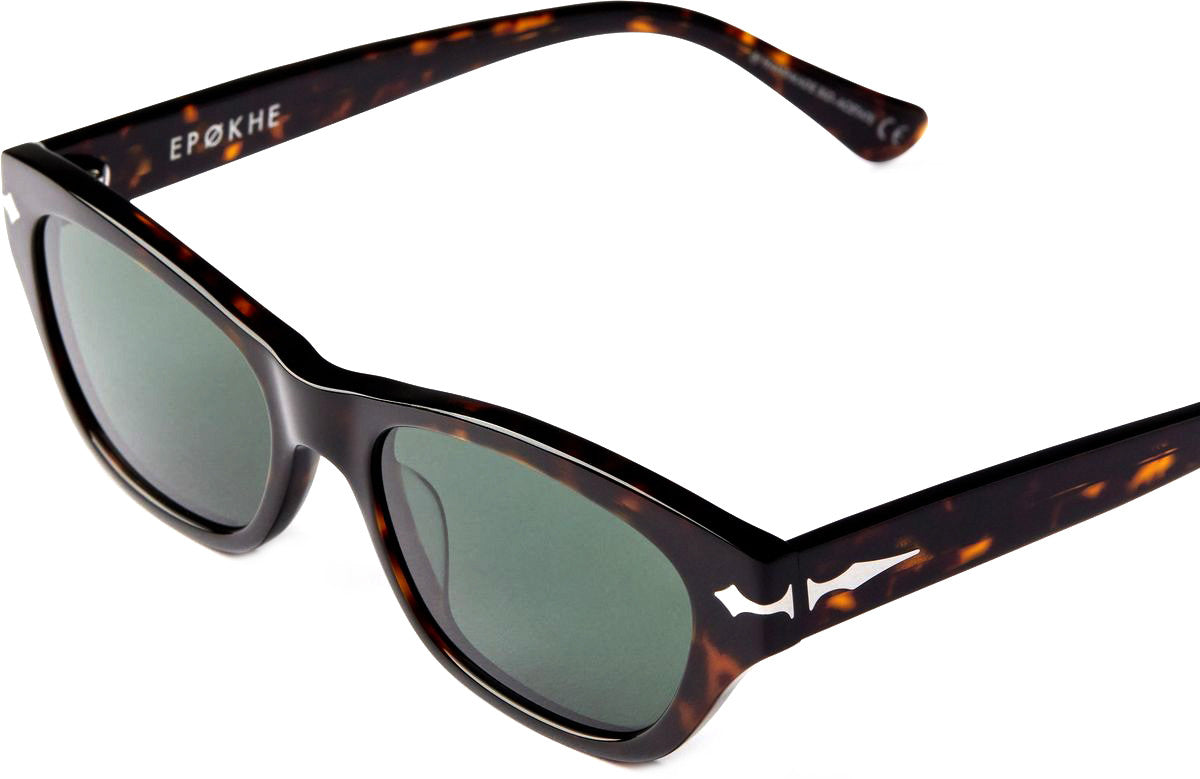 EPOKHE EYEWEAR - Frequency - Tortoise Polished / Green Polarized