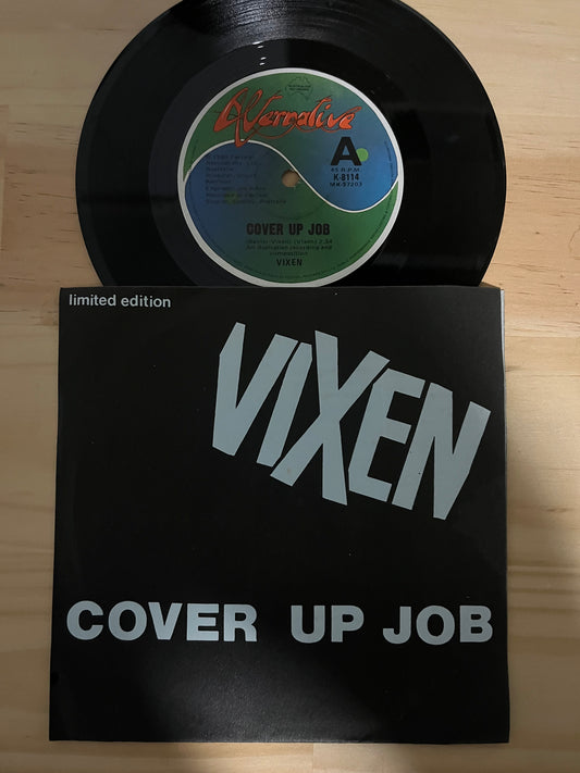 VIXEN Cover Up Job 7’’ 45 Rare Ltd Edition Mint