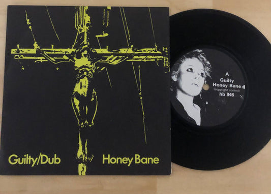 HONEY BANE  "Guilty/Dub" Punk New Wave 45  EX
