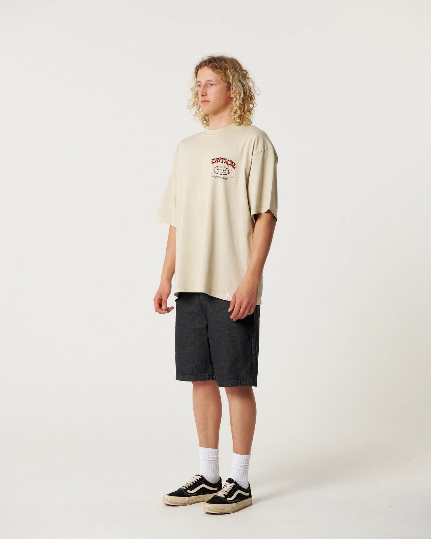 THE CRITICAL SLIDE SOCIETY - Joystick Tee - Ecru