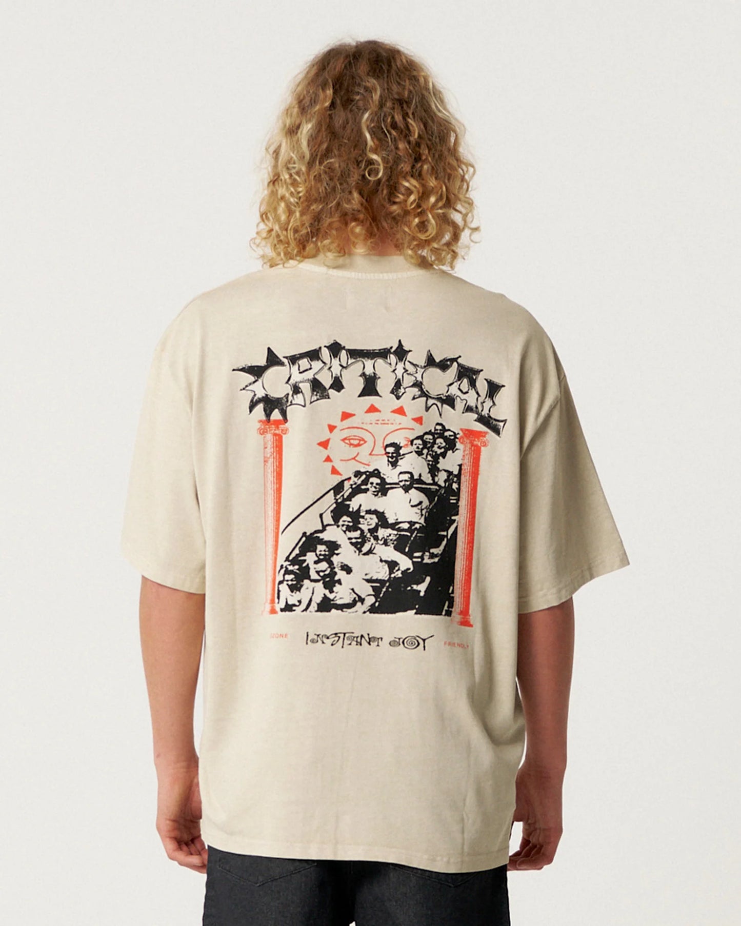 THE CRITICAL SLIDE SOCIETY - Joystick Tee - Ecru
