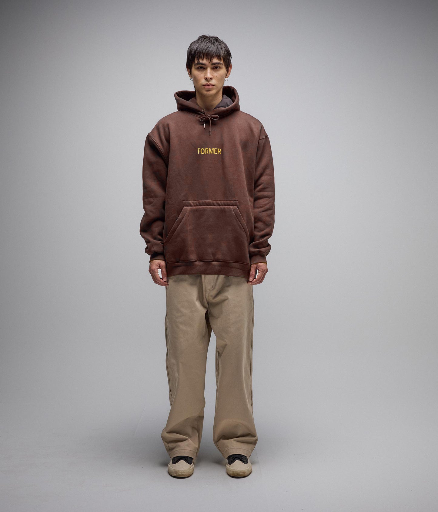 FORMER - LEGACY EMBROIDED HOOD - BROWN