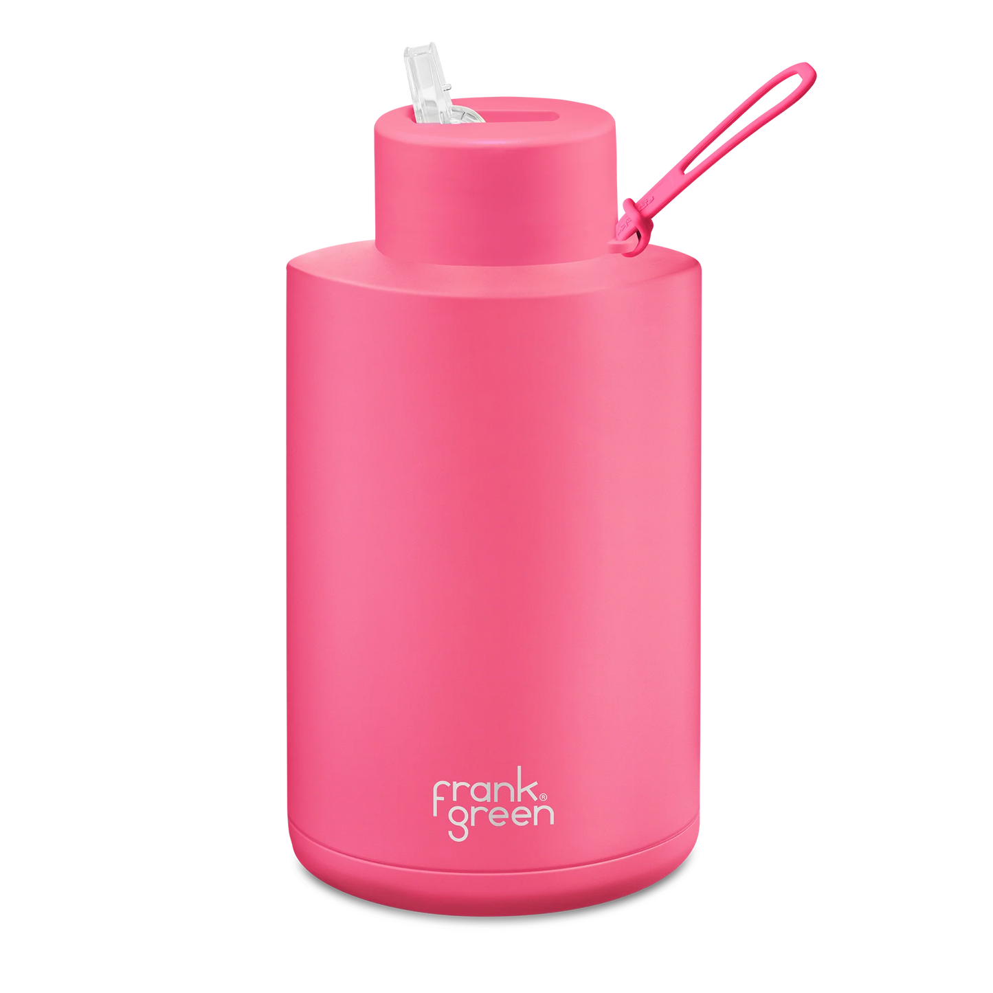 FRANK GREEN - Ceramic Reusable Bottle with Straw Lid - Extra Large 68oz / 2,000ml