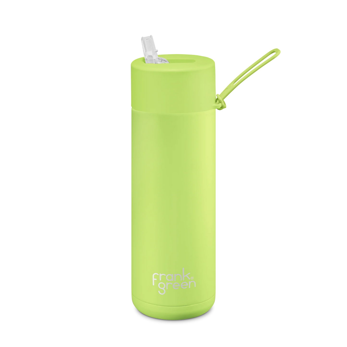 FRANK GREEN - Straw Lid Ceramic Reusable Bottle 20oz /595ml