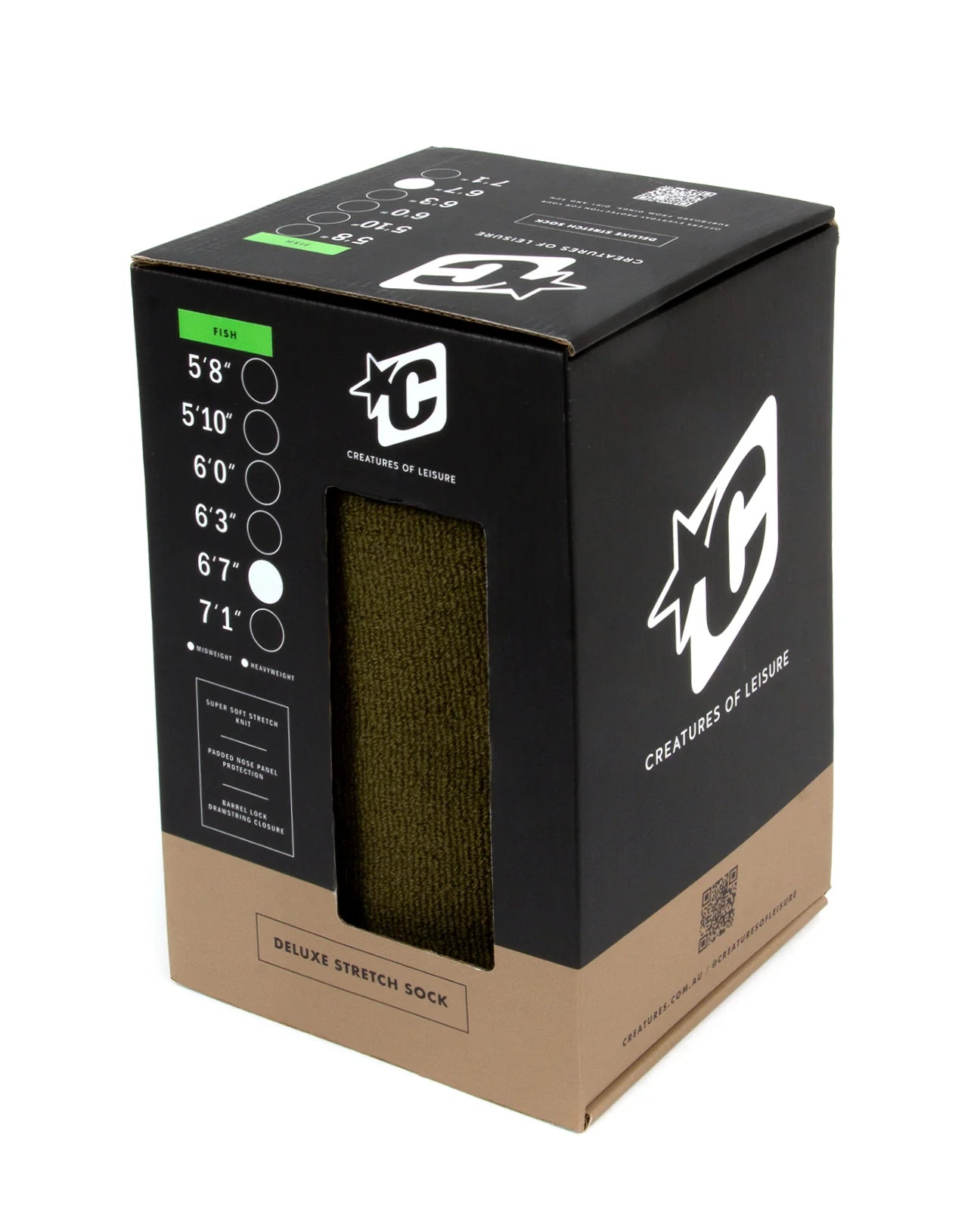 CREATURES OF LEISURE - Fish ICON Sox | Military