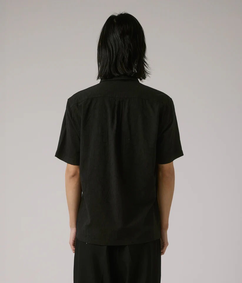 FORMER - Vivian  Vine S/S  Shirt -  BLACK