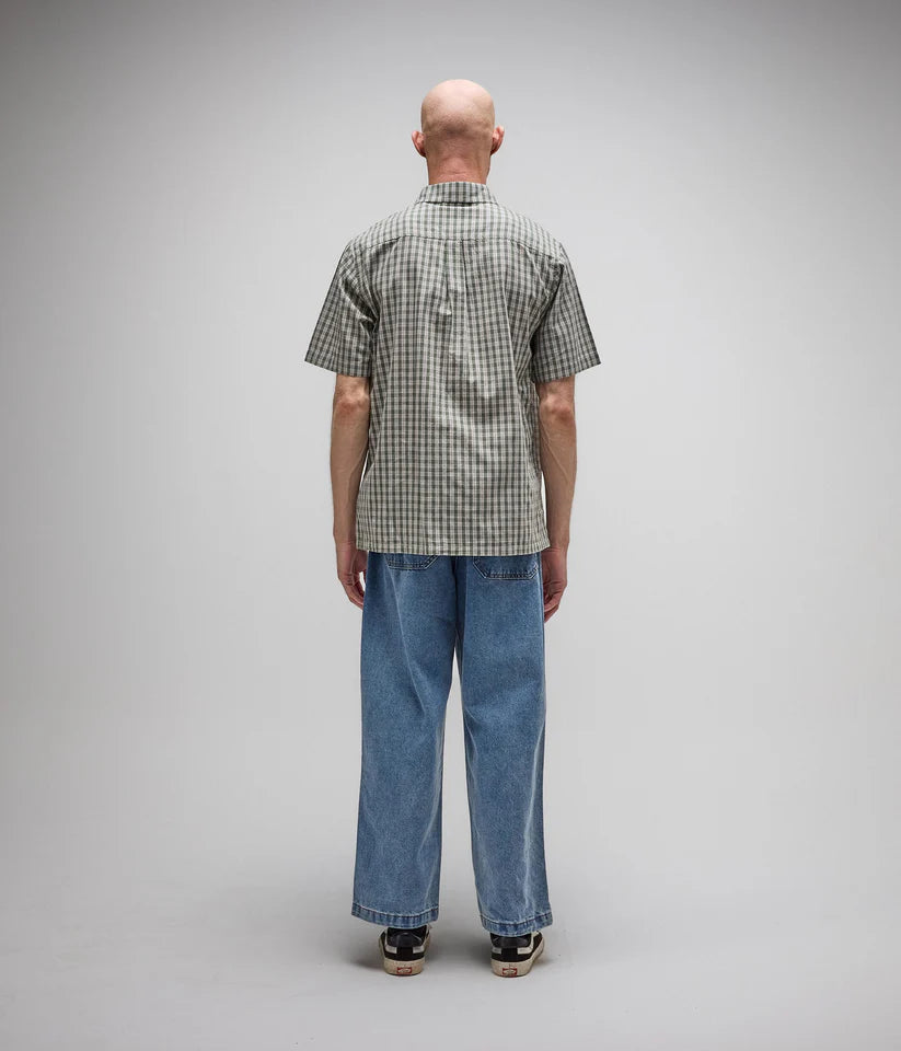FORMER - Vivian Check SS Shirt - Pine