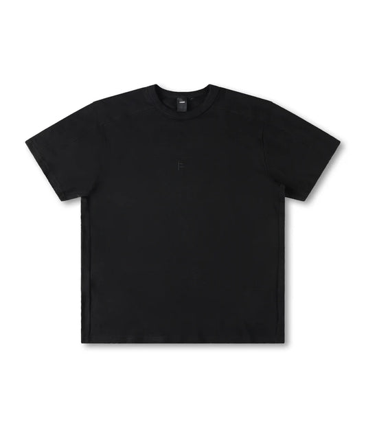 FORMER - FRANCHISE WAFFLE SHIRT - BLACK