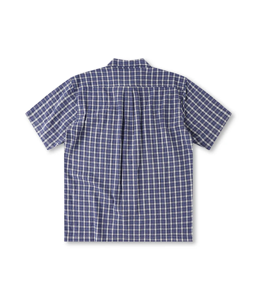 FORMER - MANNERS CHECK SS SHIRT // VINTAGE NAVY