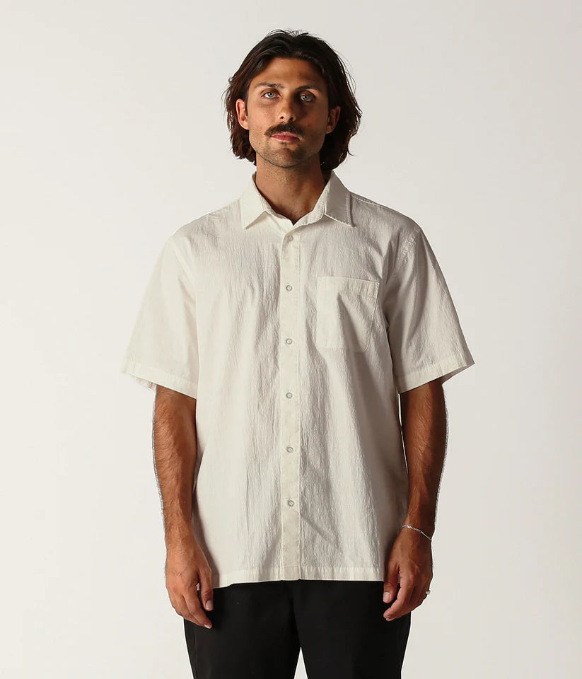 FORMER - Vivian SS Shirt - MUSHROOM