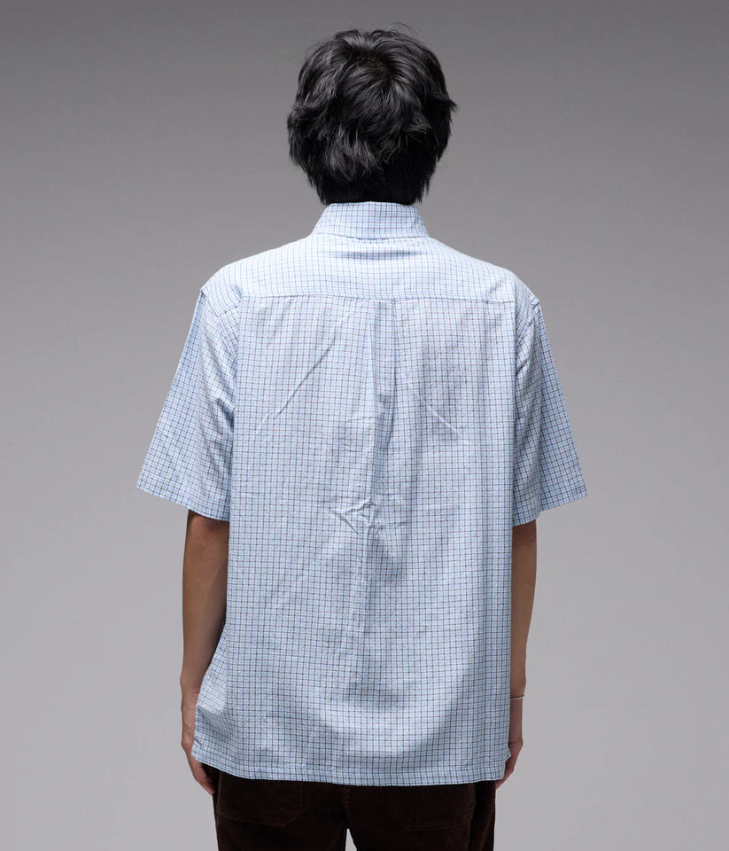 FORMER - Vivian Check SS Shirt - Blue