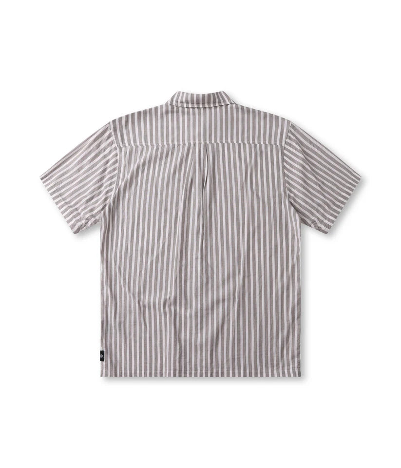 FORMER - Reynolds Stripe SS Shirt - Choc