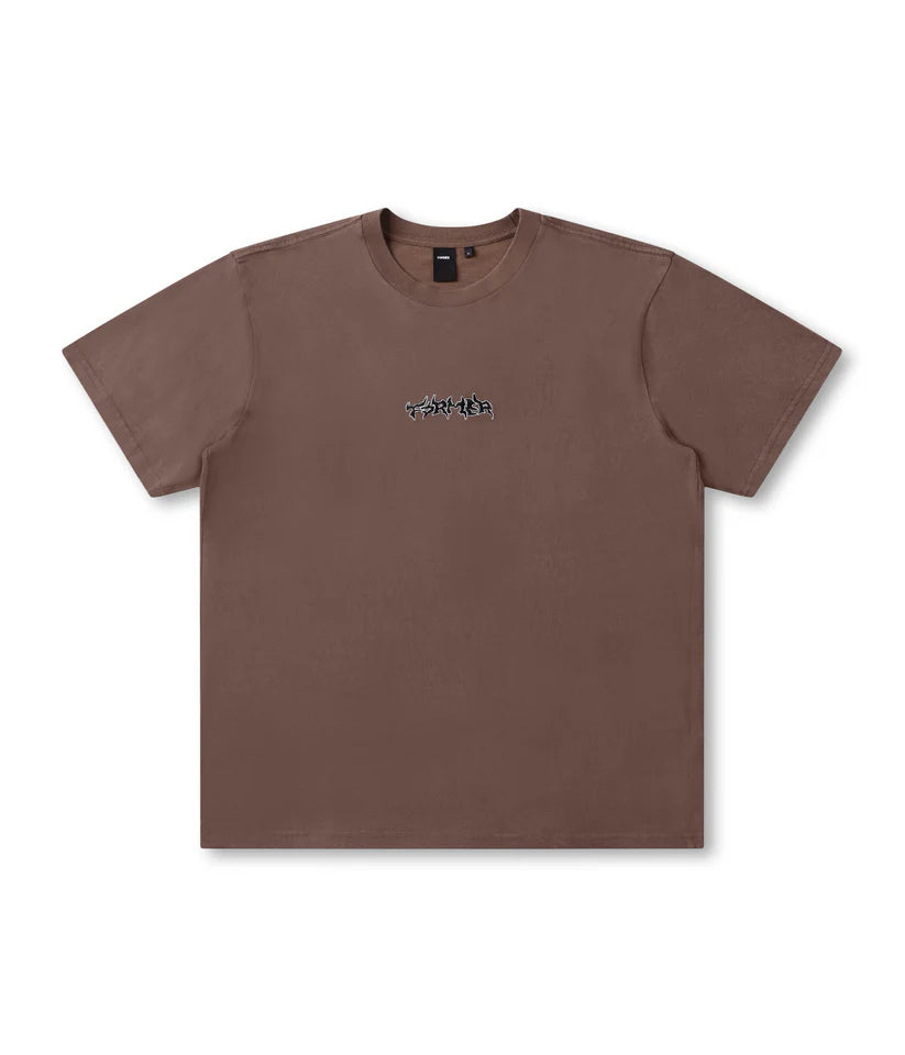 FORMER - Proscription T Shirt - Washed Choc