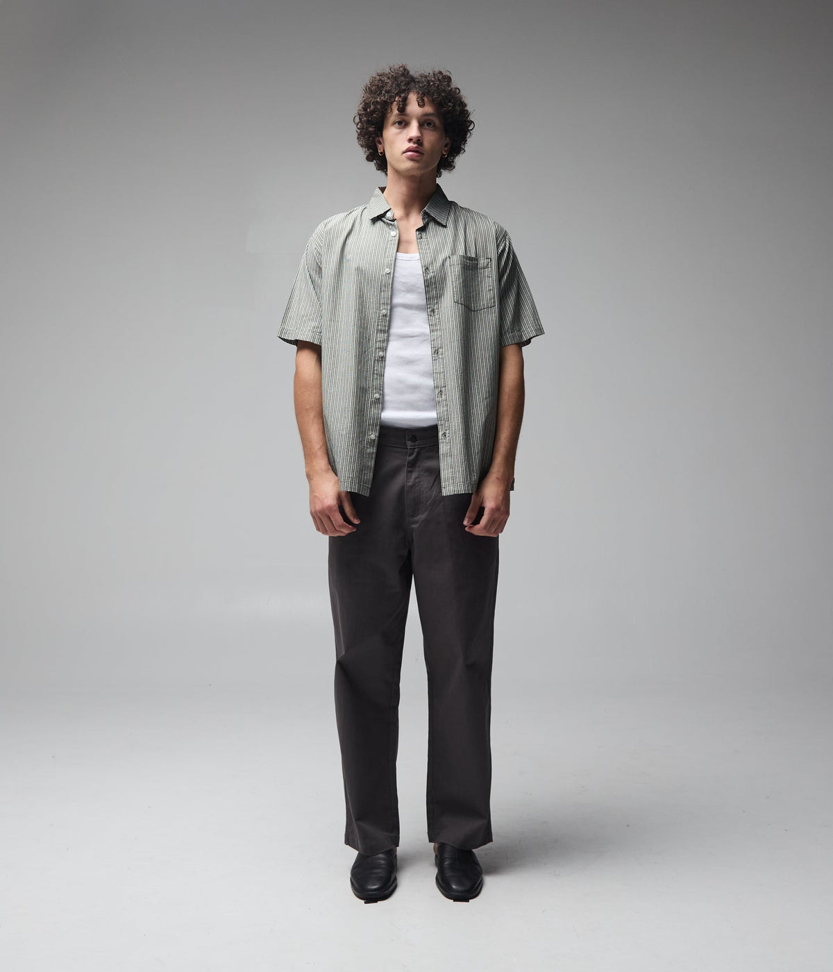 FORMER - Reynolds Stripe SS Shirt - SURPLUS