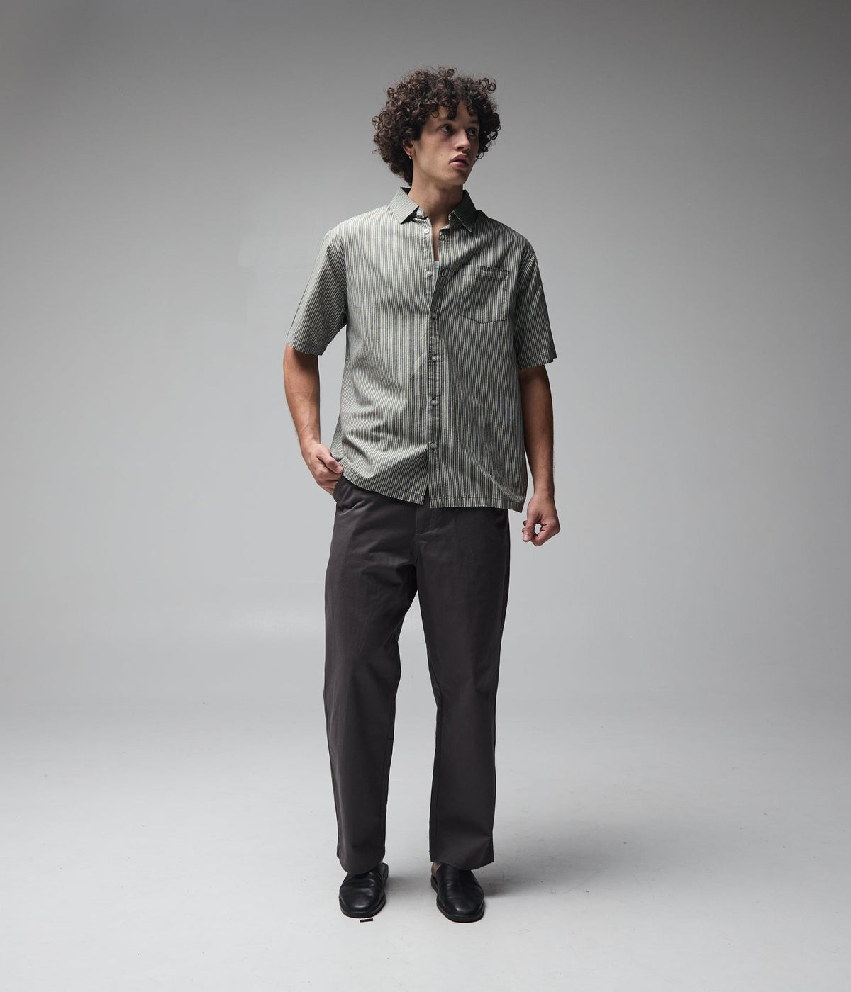 FORMER - Reynolds Stripe SS Shirt - SURPLUS