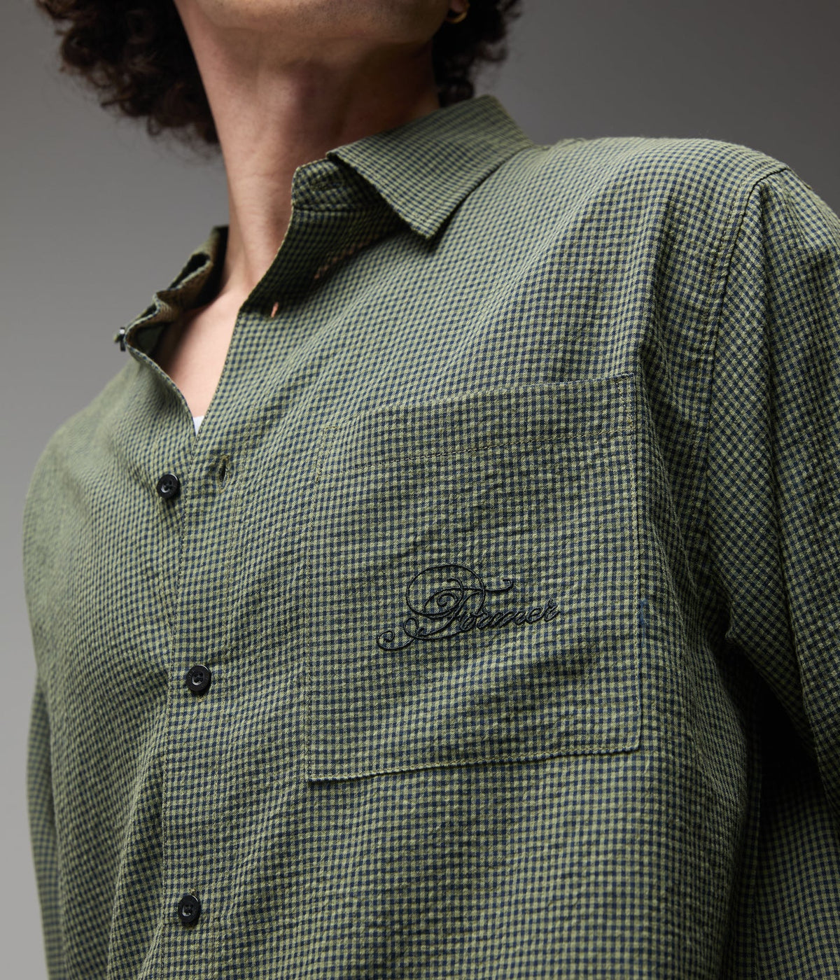 FORMER - Vivian Check LS Shirt - SURPLUS