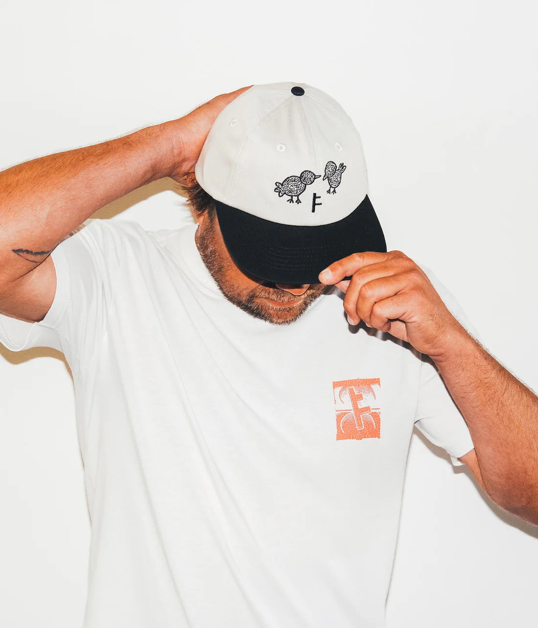 FORMER - Slant  F Crux T-shirt - BONE