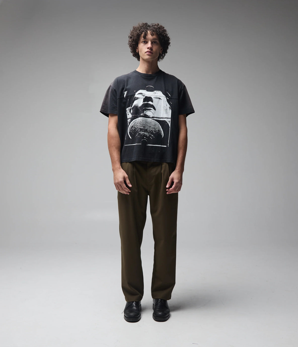 FORMER - Levitate Boxy T-Shirt - WASHED BLACK
