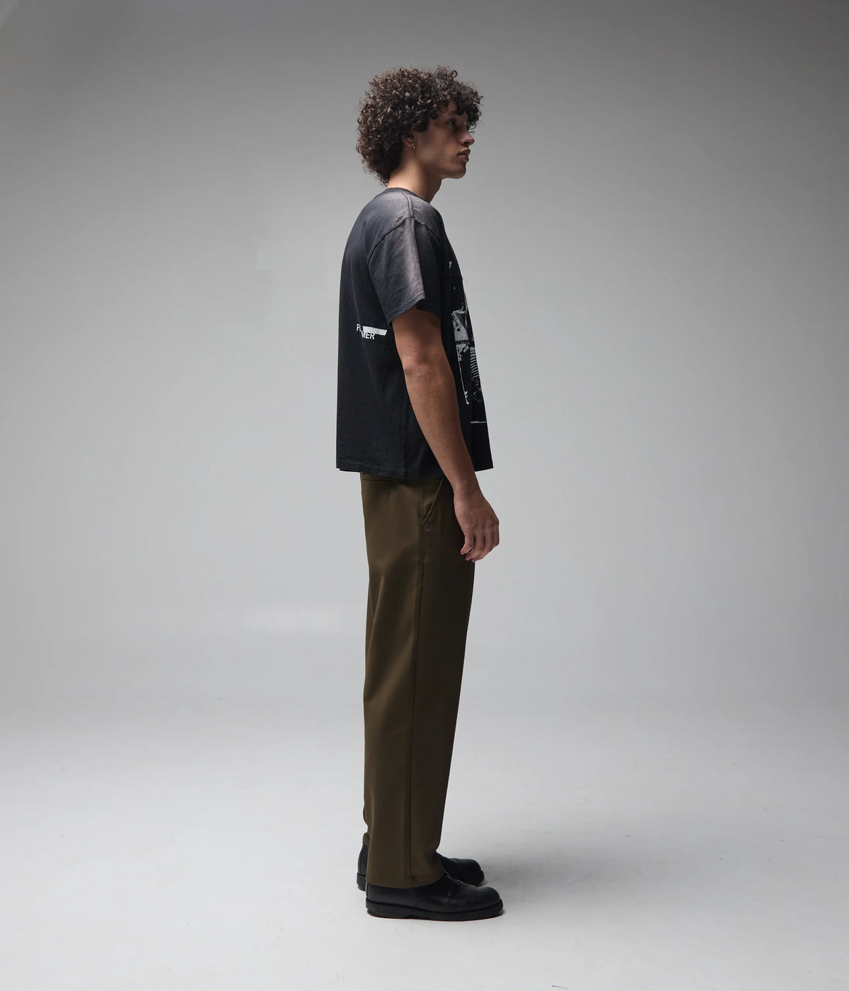 FORMER - Levitate Boxy T-Shirt - WASHED BLACK
