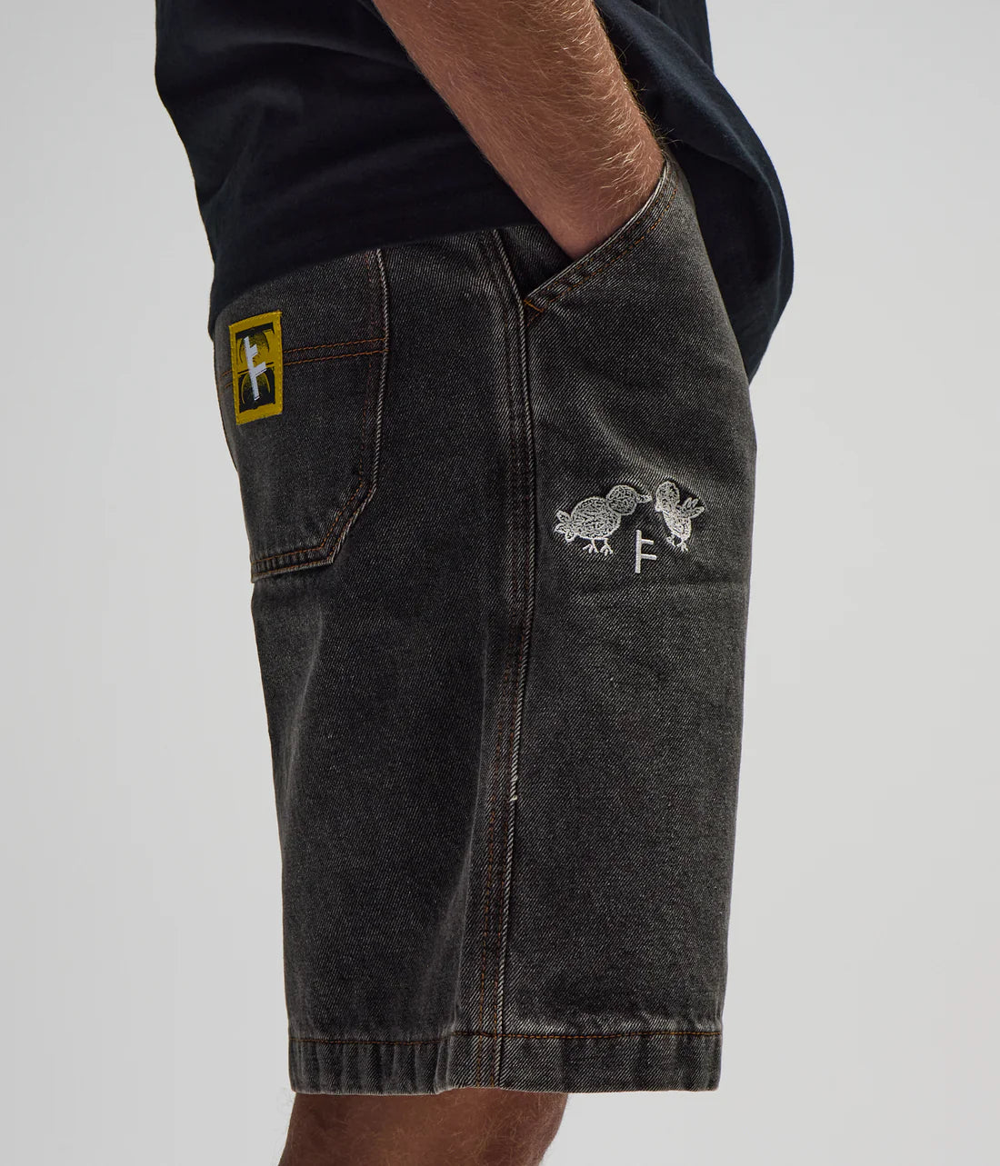 FORMER - DxD Reynolds 21" Denim Walkshort - WASHED BLACK