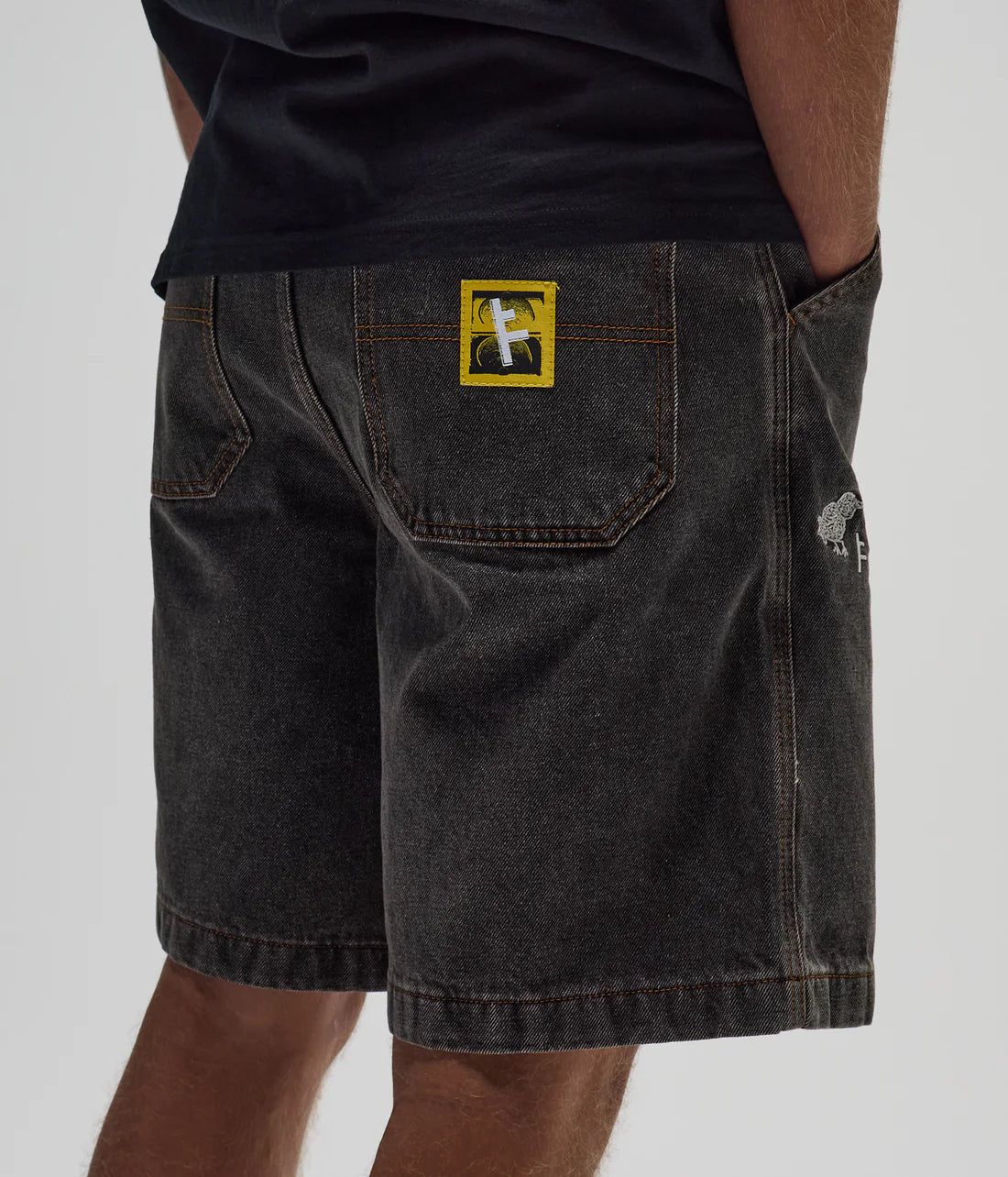 FORMER - DxD Reynolds 21" Denim Walkshort - WASHED BLACK