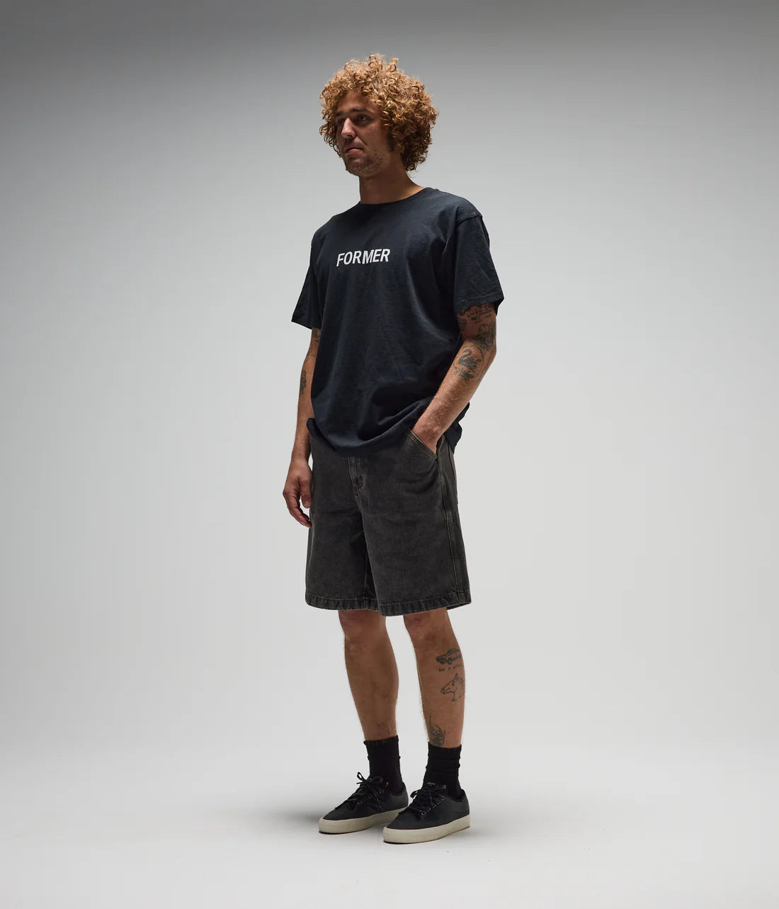 FORMER - DxD Reynolds 21" Denim Walkshort - WASHED BLACK
