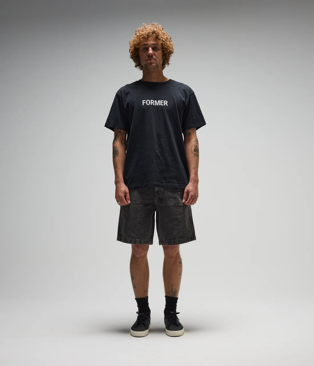 FORMER - DxD Reynolds 21" Denim Walkshort - WASHED BLACK