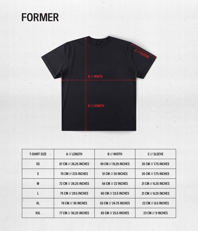 FORMER - FREE CRUX T-SHIRT // BONE