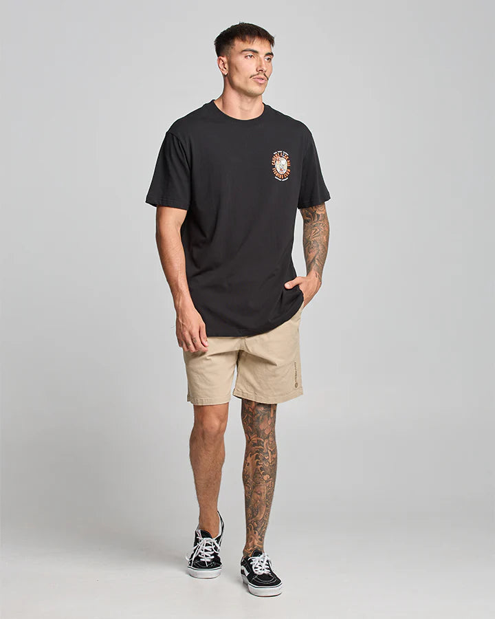 THE MAD HUEYS - Caught Fk All SS Tee - BLACK