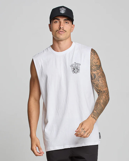 THE MAD HUEYS - Ahoy Fkrs Muscle - WHITE