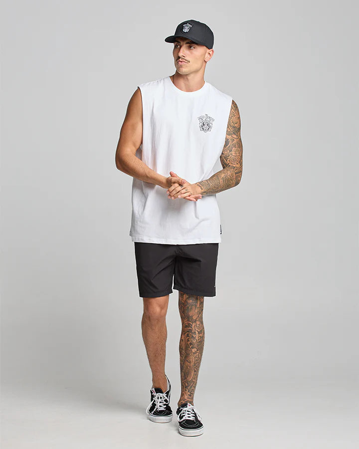 THE MAD HUEYS - Ahoy Fkrs Muscle - WHITE