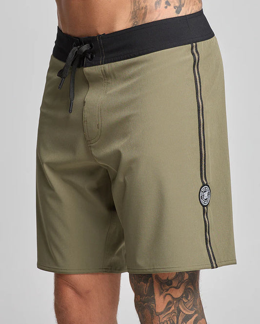 THE MAD HUEYS - Send It 18" Boardshort - Olive