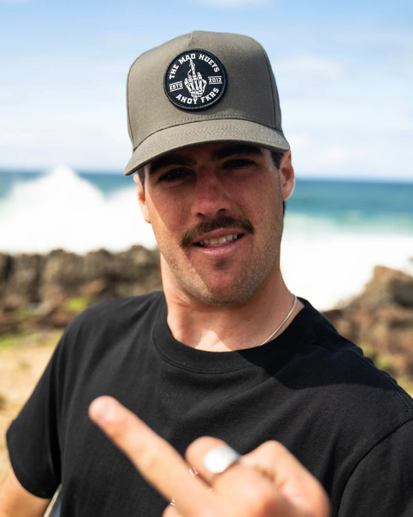 THE MAD HUEYS - FKRS AHOY Twill Snapback - Olive