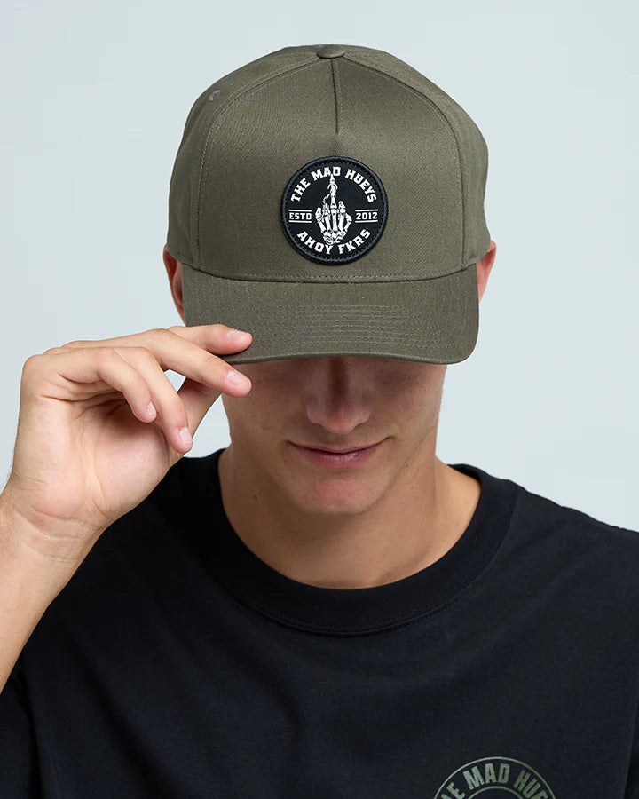 THE MAD HUEYS - FKRS AHOY Twill Snapback - Olive