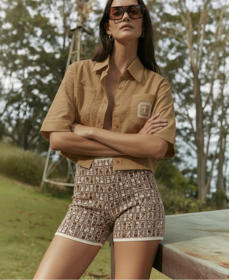 JUAN & ME - Iconic Yardage Shorts - Cacao