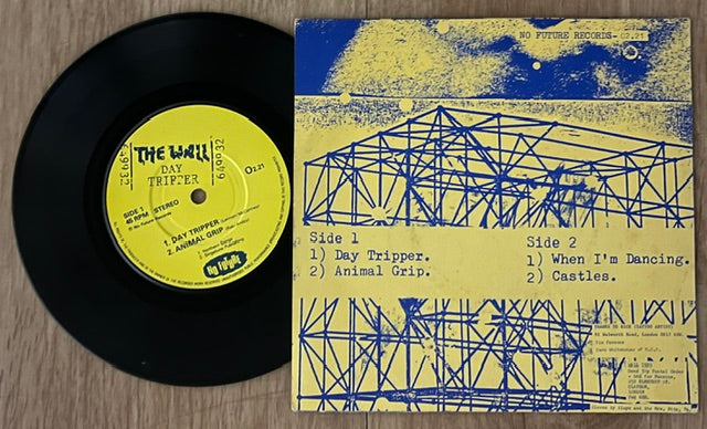 THE WALL  DAY TRIPPER 7'' single Vinyl No Future Records Mint