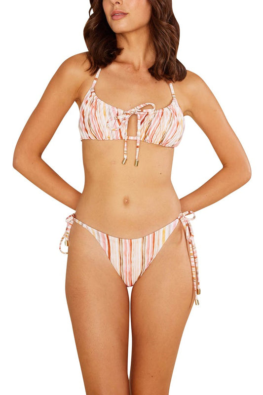 MINKPINK - Amaya Tie Side Bottoms - STRIPE