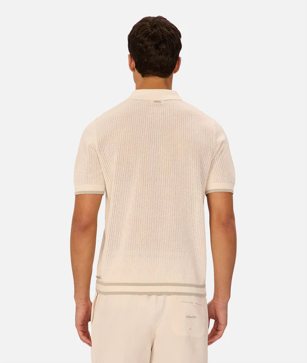 INDUSTRIE -  The Serrano Polo - Chalk/Duck Egg