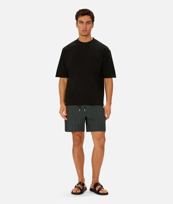 INDUSTRIE - The Berkeley Swim Short - Dark Teal / Arctic