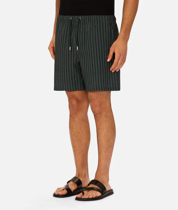 INDUSTRIE - The Berkeley Swim Short - Dark Teal / Arctic